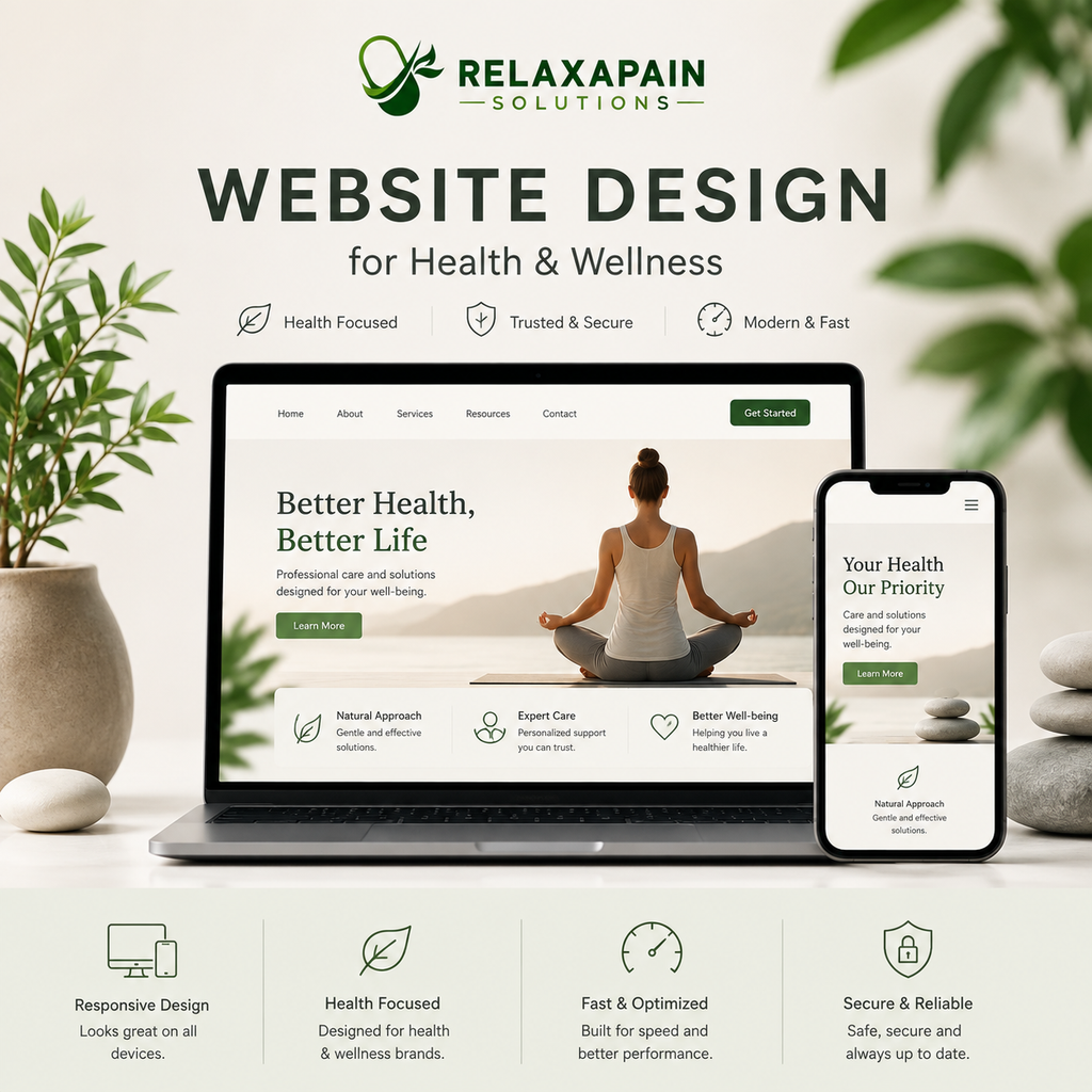 RelaxaPain Solutions | Basic website & maintenance