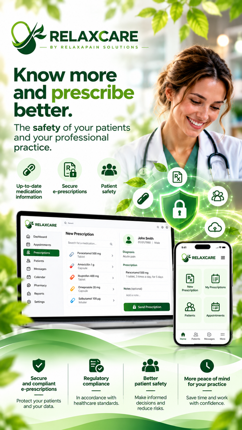 Smart Health booking Platform RelaxCare by RelaxaPain | Integration softwares